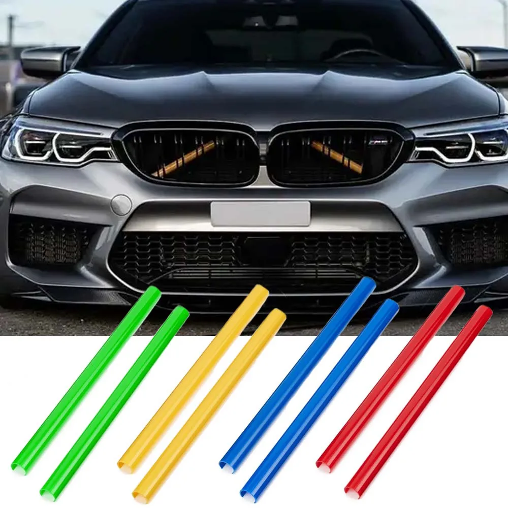 Car Styling Front Grille Trim Strips Fit For BMW 1 2 3 4 5 6 7 Series X1 X2 F20 F21 F22 F45 F30 F32F10 F03 F01 F48 F39 G20 G28