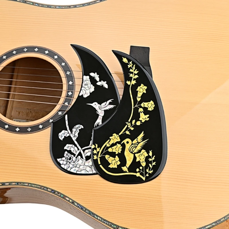 1PC Profession Acoustic Guitar Pick Guard Guitar Scratch Plate Self-Adhesive Pickguard Sticker For Acoustic Guitar Parts 24BD