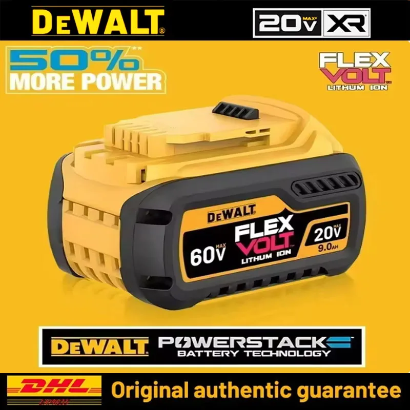 

100% original 20V Dewalt lithium battery DCB200 12V 20V 60V 2AH 5AH 6AH 9AH handheld drill hammer rechargeable lithium battery
