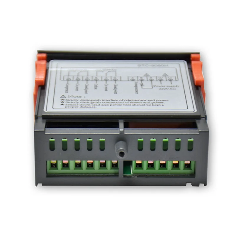 AT29-2X STC-8080H Temperature Controller Refrigerator Thermostat Digital Display Microcomputer Temperature Controller 220V