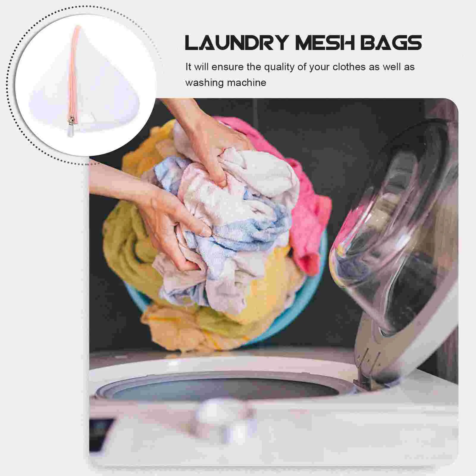 2 Pcs Washing Garment Bag Laundry Mesh Bags Artificial Bride