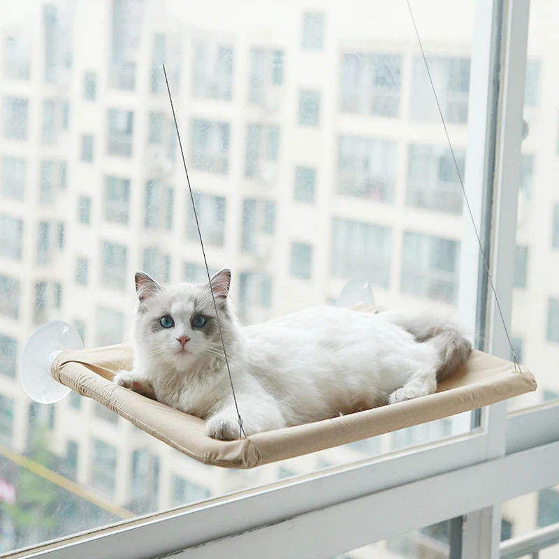 Detachable and washable strong suction cup cat hammock cat bed autumn and winter pet supplies suitable for all seasons