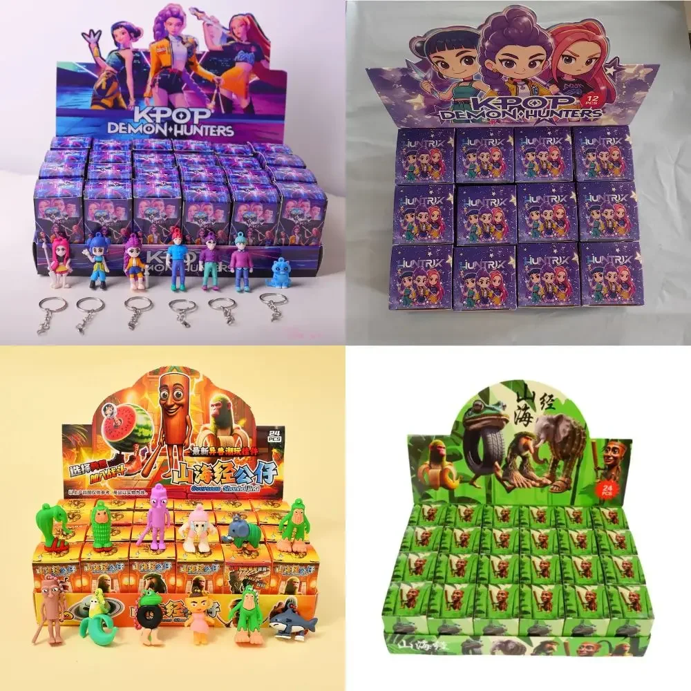 

24 шт., охотничья группа ведьм/Brainrot, слепая коробка, игрушка Tralarero Tralala Tungtung Sahur Bombardinocrocodilo, фигурки, брелок SSS