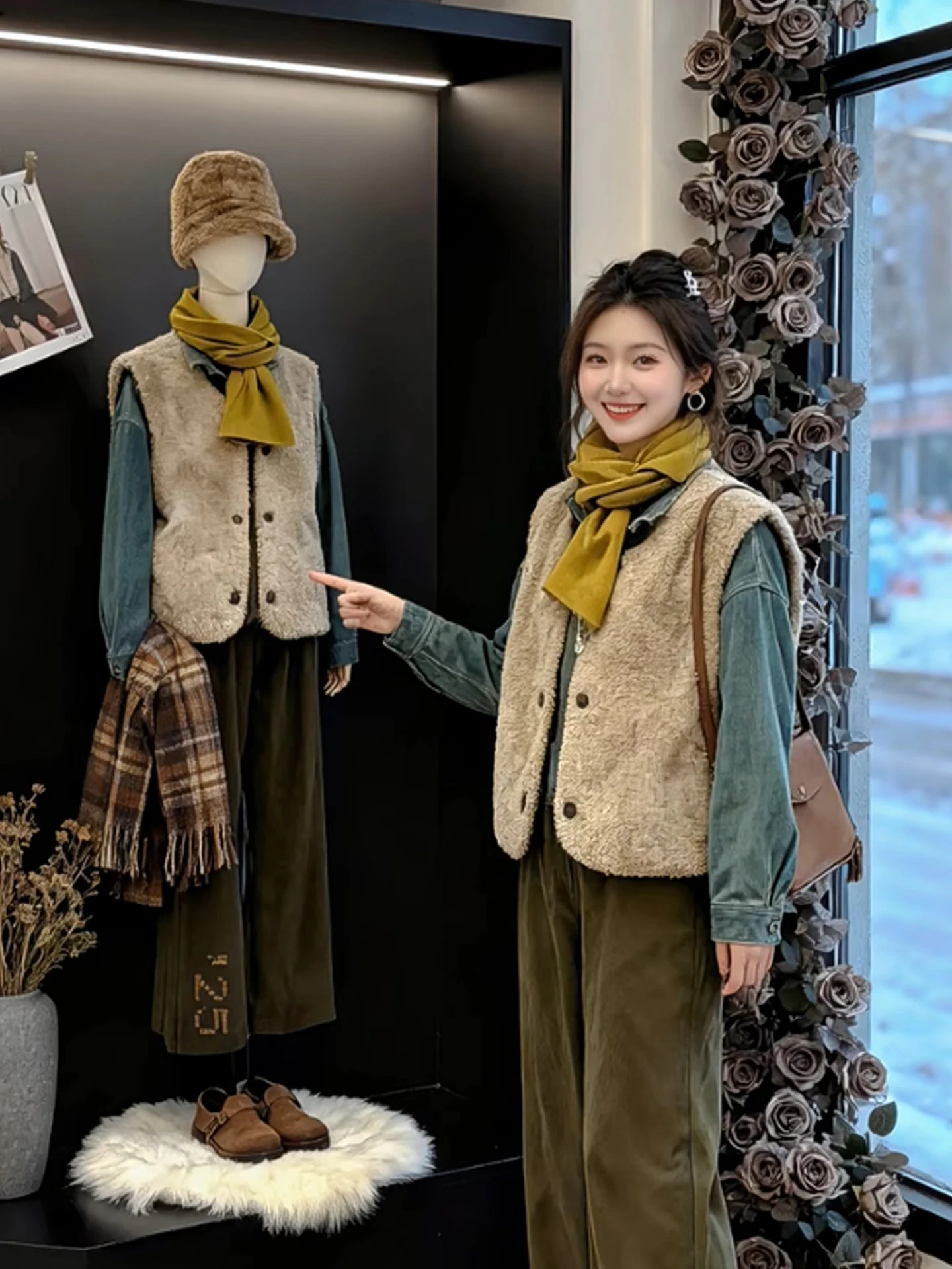 سترة مريحة بلون نقي Jaet سترة طبقات عصرية علوية للتخسيس شتاء 2025 ملابس خارجية نسائية