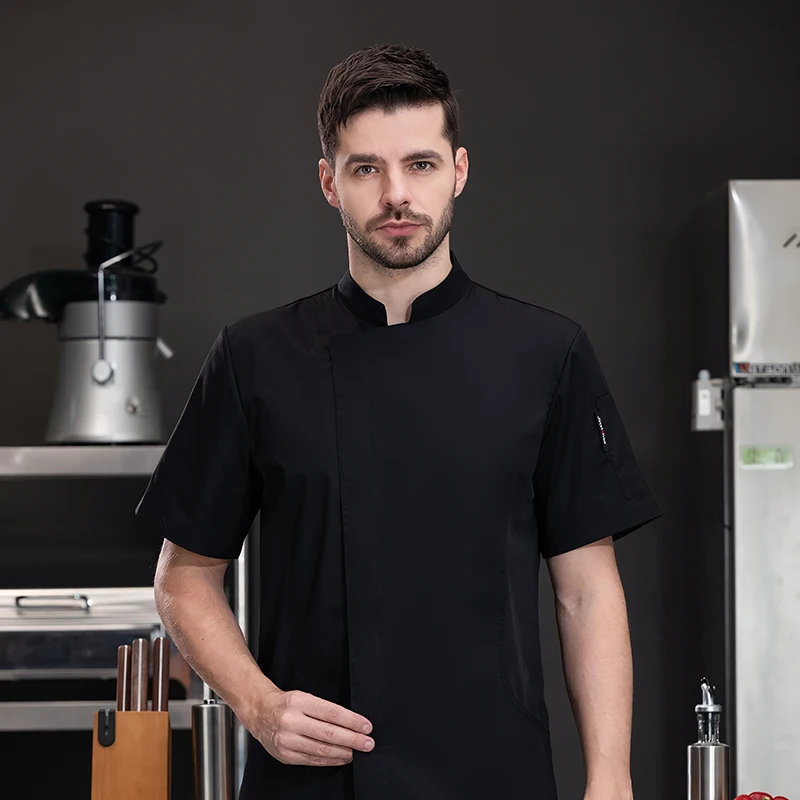 Uniforme de chef para homens e mulheres Uniformes de garçom Food Service Traje de hotel Jaqueta de cozinheiro Roupas de restauração