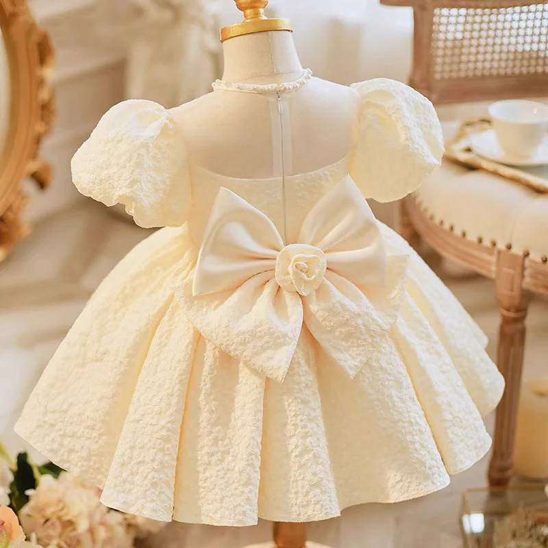 IYEAL Baby Girl\'s 1st Birthday Party Dress Baby Girl Summer Dress Flower Girl Wedding Princess Dress Ball Gown