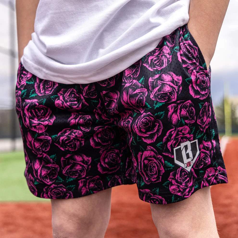 

2025 New Motorcycle Racing Shorts Men Women Bl101 Beach Shorts Breathable Quick Drying Baseball Lifestyle 101 Rose Youth Shorts