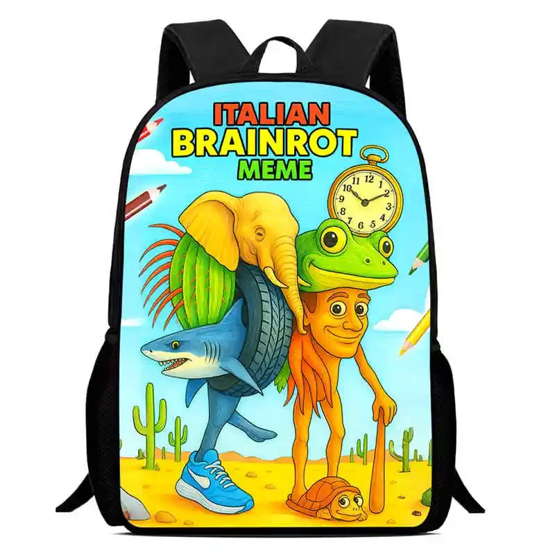 

Школьный рюкзак Mochila, детская школьная сумка с рисунком b-rrain r-ot для девочек и мальчиков, прочный и легкий детский рюкзак для детского сада