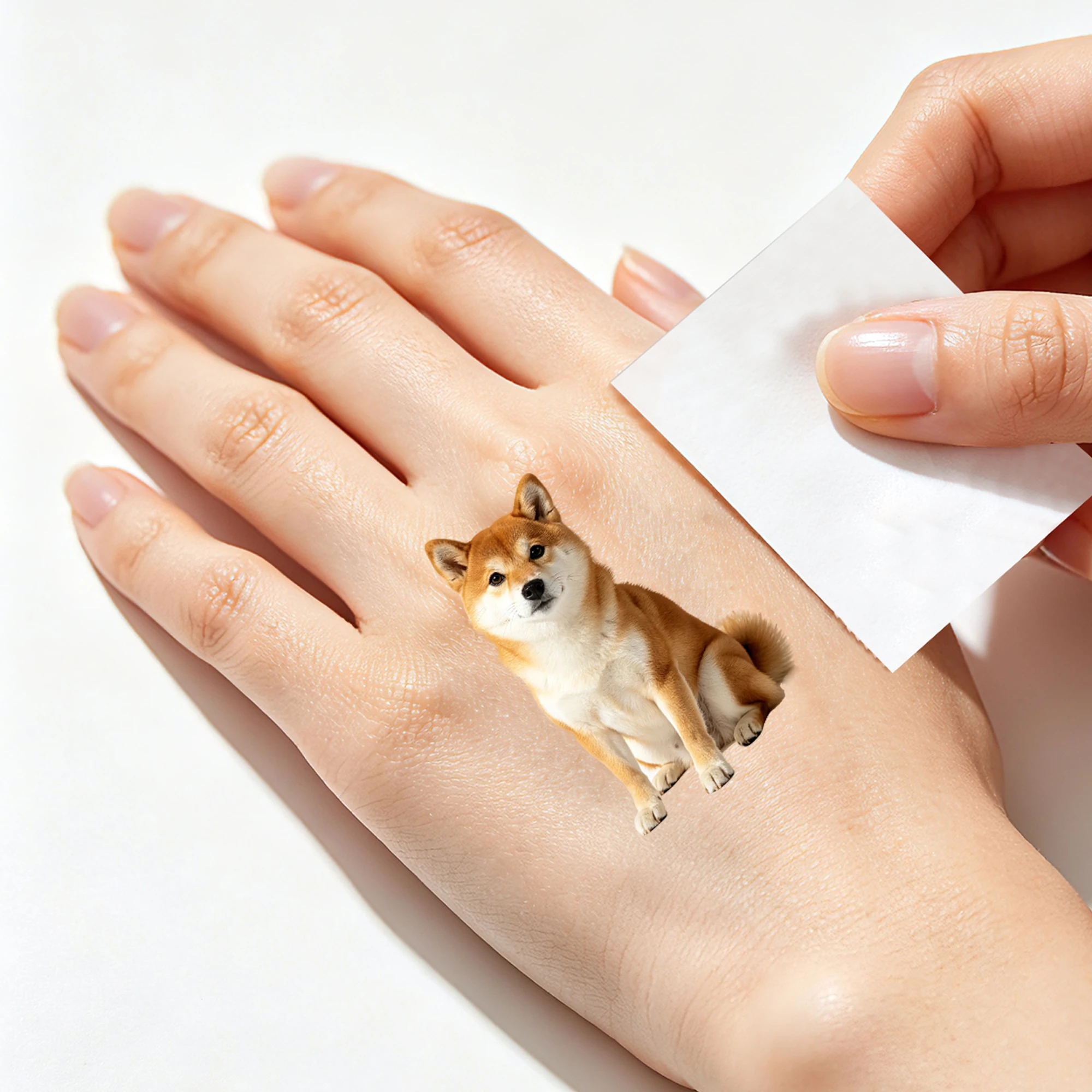 15-Pack Temporary Tattoos  Customizable Photo Face  Pet Images and Couple Designs  Rectangular Shape  Perfect Party Gift for Boy view 2