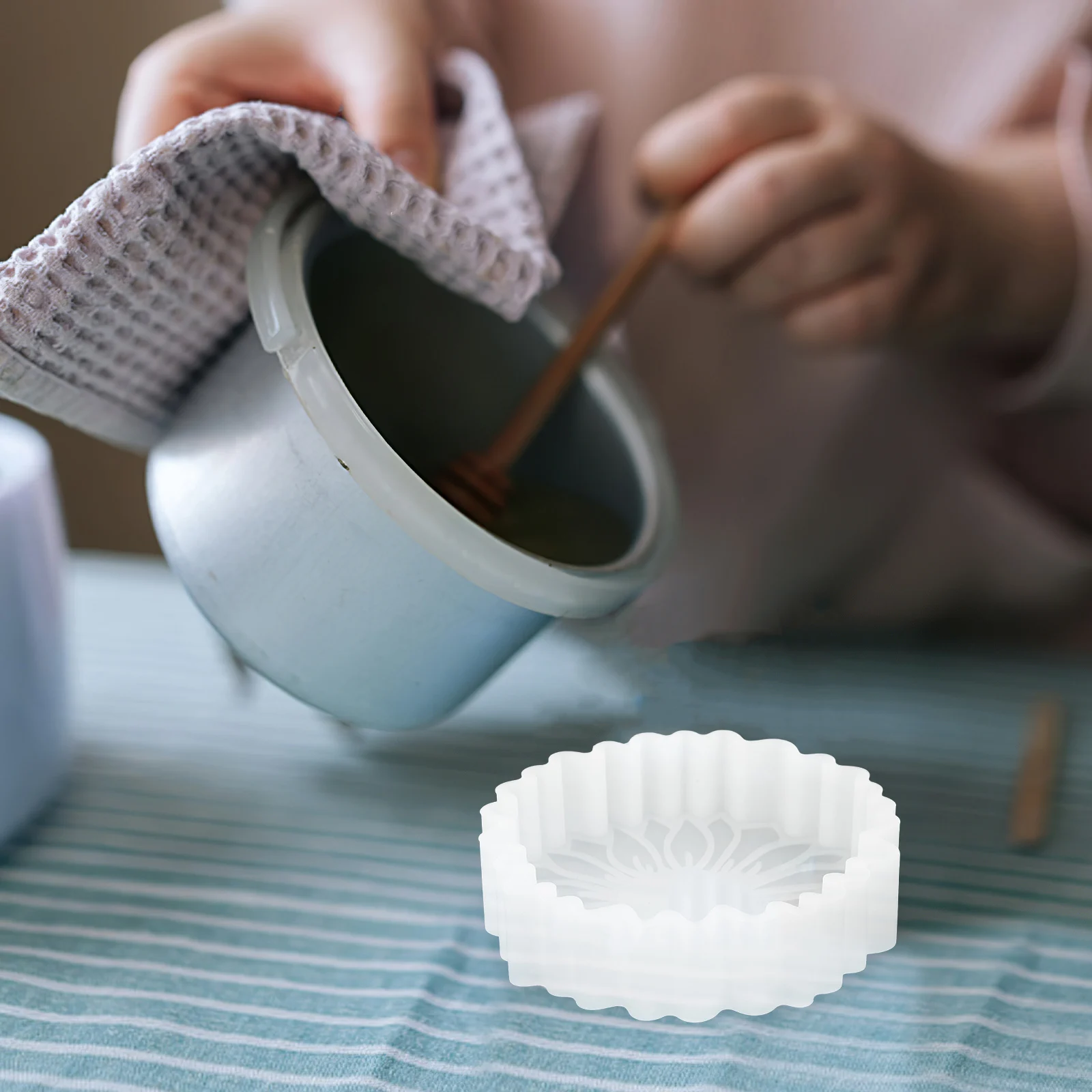 

3D Epoxy Silicone Reusable Wax Mold Kit Durable Unique Shape Diy Crafts Mold Handicraft Supplies For Gift Making