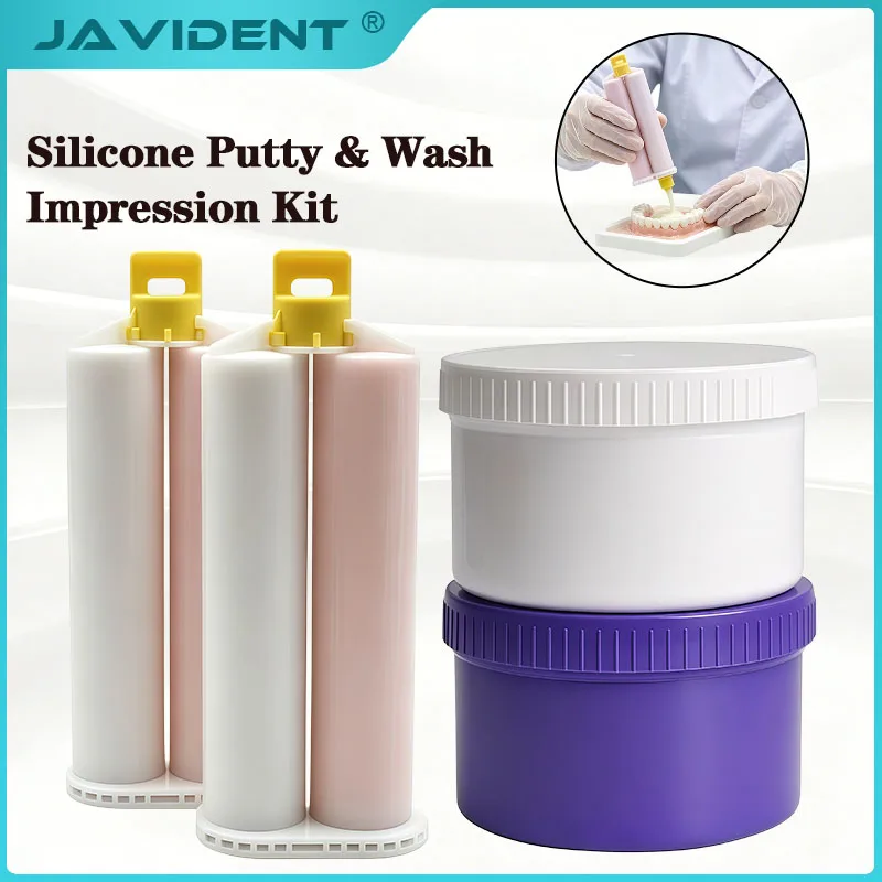 50ml Dental Light Body Silicone Impression Material - Elastomeric Rubber for Precise Dental Molds Dentist Clinic Essential Tool