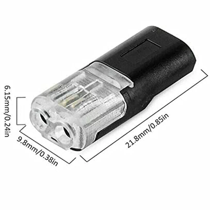 

Flash Trend 150 шт. двухпроводной вставной разъем с запирающей пряжкой, разъемы для проводов низкого напряжения, зачистка проводов не требуется