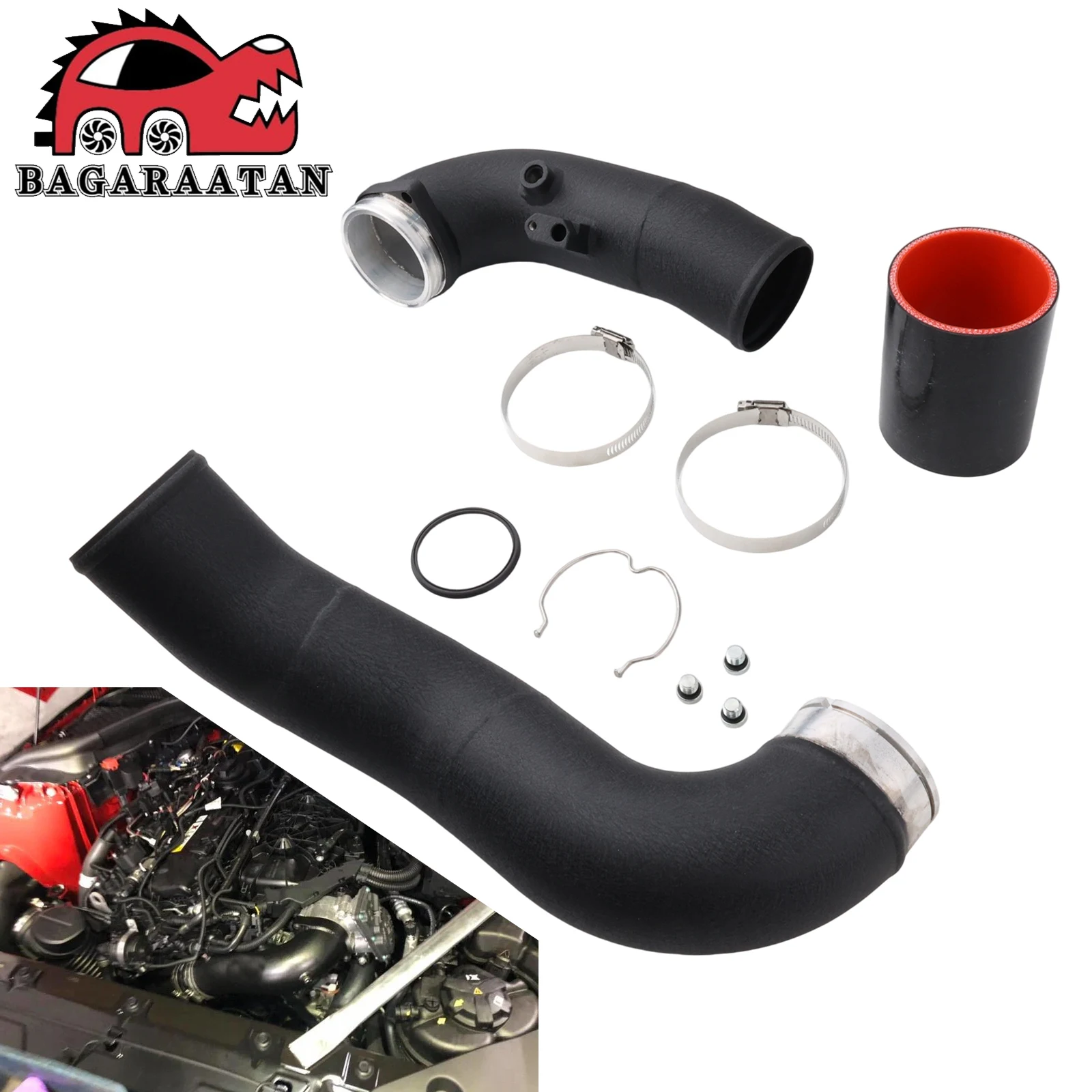 3.0L Turbo B58 Engine Charge Pipe Kit for BMW M240i G42 M340i G20 M440i G22 540i G30 X3 G01 X4 G02 X5 G05 X6 G06 X7 G07 M40