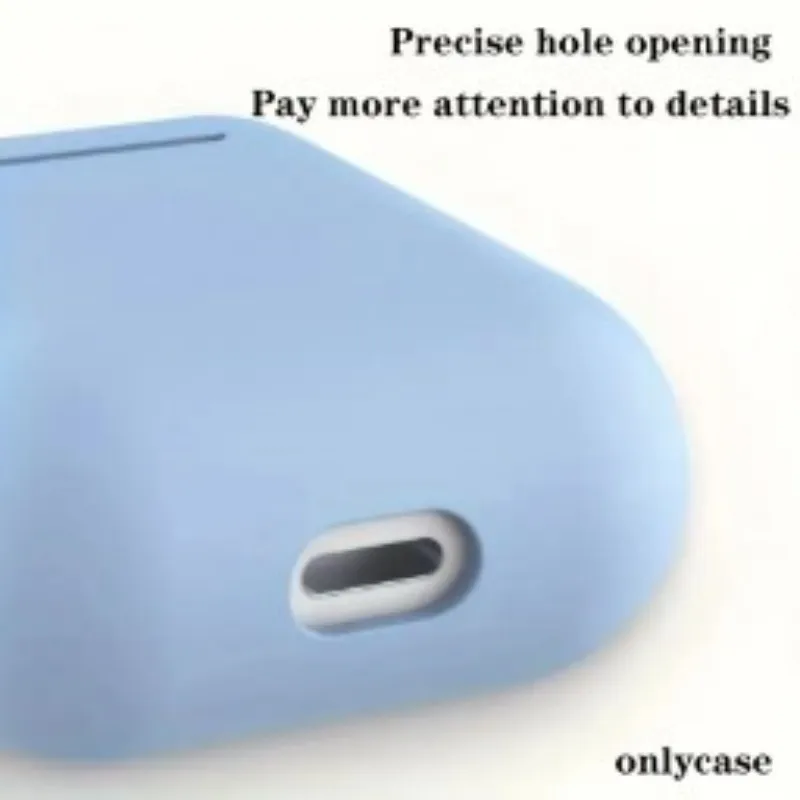 حافظة من السيليكون لأجهزة AirPods 2 1 حافظة سماعات أذن لاسلكية غطاء حماية لأجهزة Apple AirPods 2 يغطي ملحقات سماعات الرأس