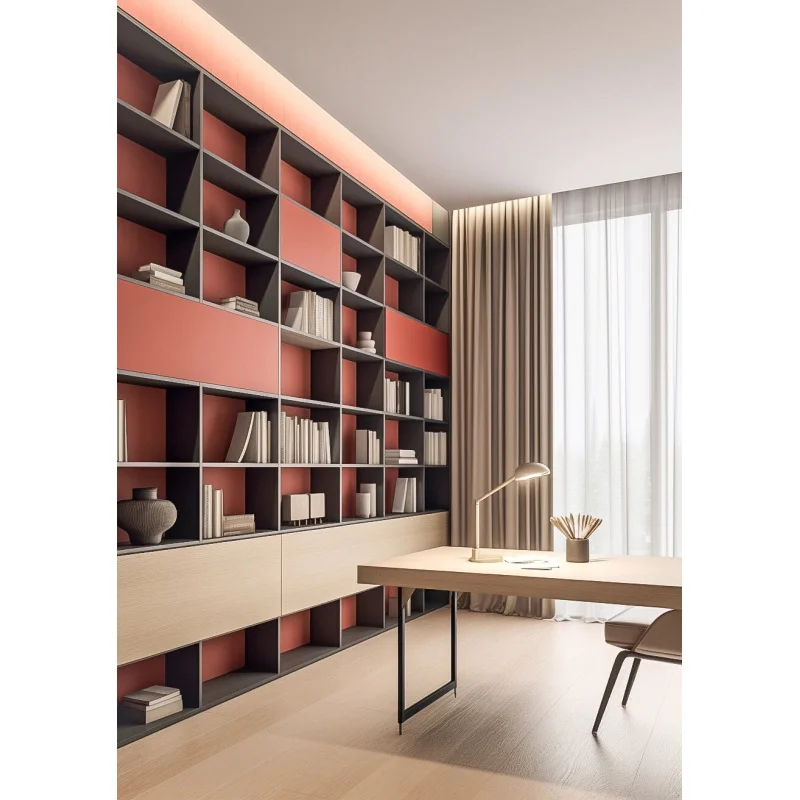 custom.Hot-selling Modern Height-adjustable Bookshelf, Suitable Living Rooms and Home Offices, Meeting Needs of Bosses