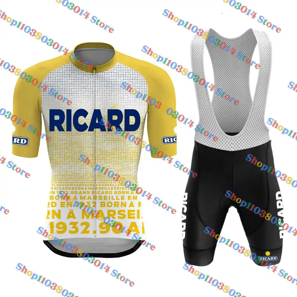 2024 Classic France Drink Team 3 Cycling Jersey Bib Short Set Completo Road Bike Clothing Dress Suit Bicycle Shirt