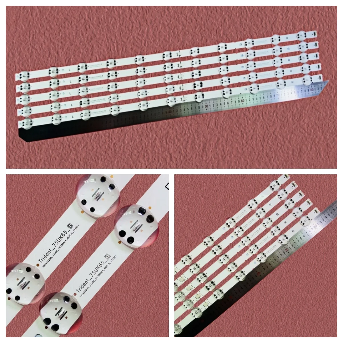 

Полосы светодиодной подсветки для 75UL3E-T 75UM6090 75UM6200 75UM6970 75UM7000 75UM7050 75UM7100 полосы Y19.5_Trident_75UM75_BOE_REV00