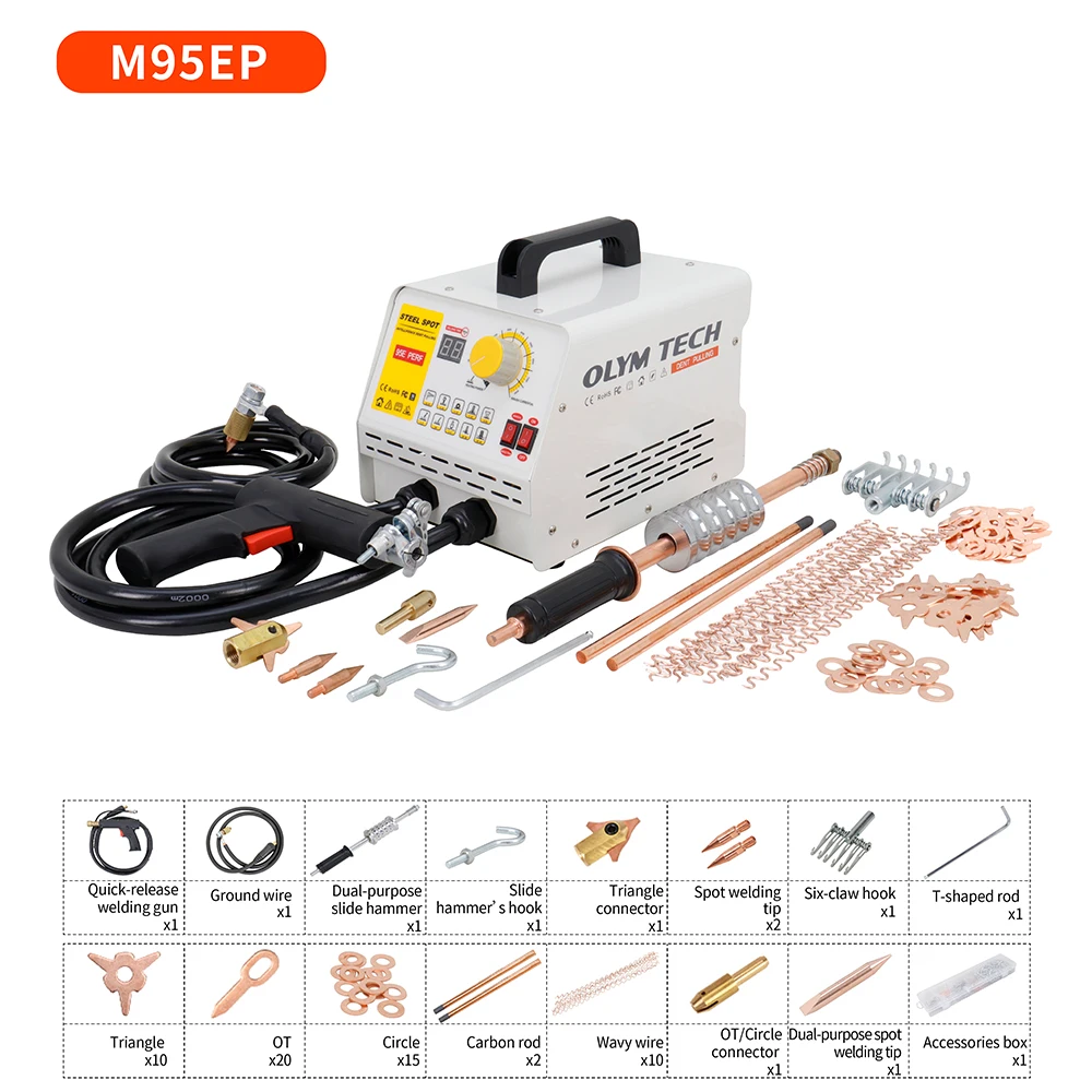Car Dent Puller Machine Body Repair Equipment Automotive Spotter Spot Welder Electric Dent Puller for Steel Panel Beating Repair