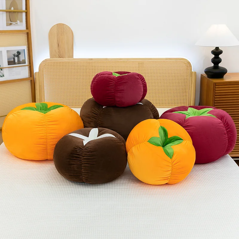 

New Cute Pumpkin Plush Toy Pillow Soft Stuffed Animal Doll Kids Cushion Sat Pad Halloween Gift Christmas Decor Wholesale