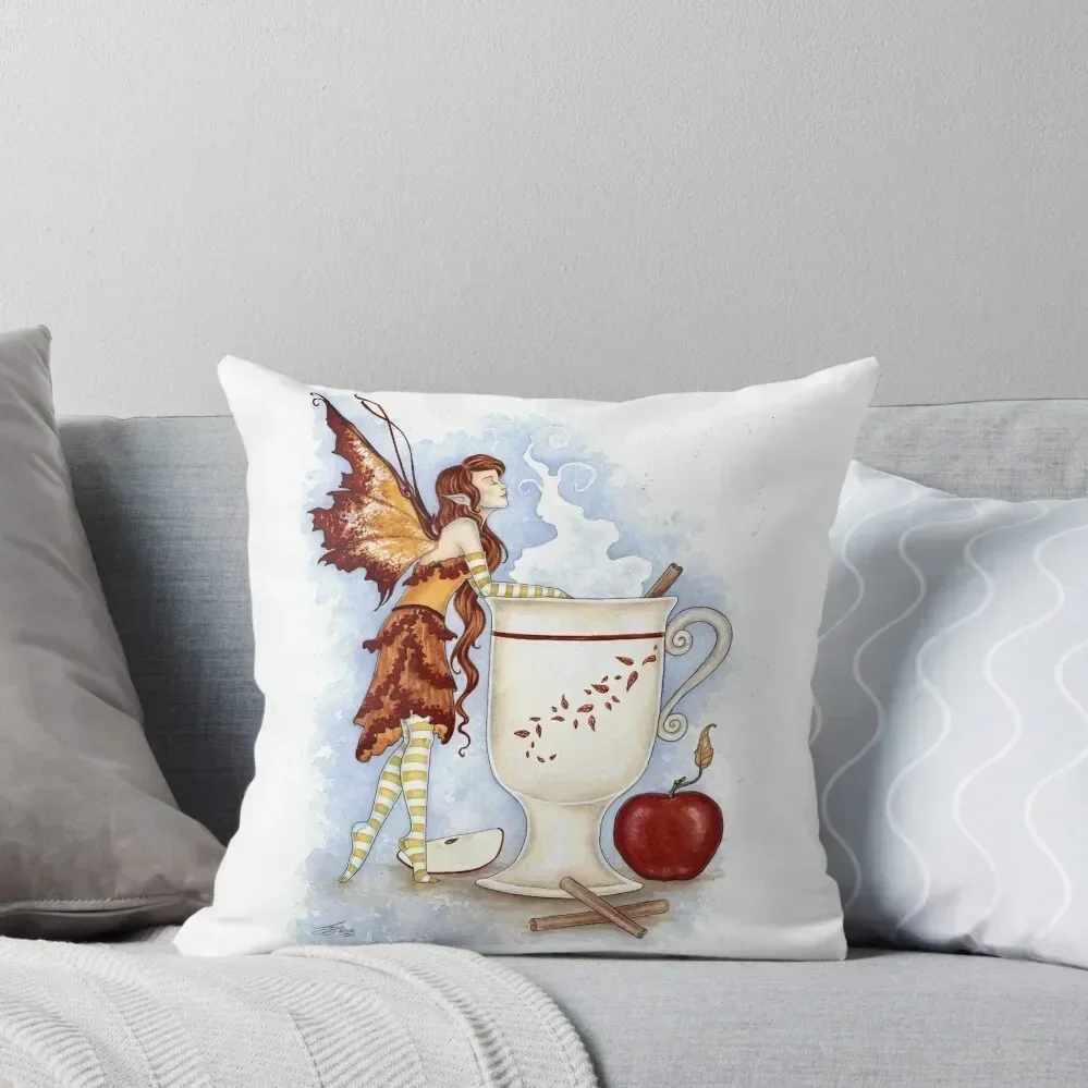 Cider Faery Throw Pillow Christmas Pillowcase Cushion Cover Luxury Christmas Pillows pillow