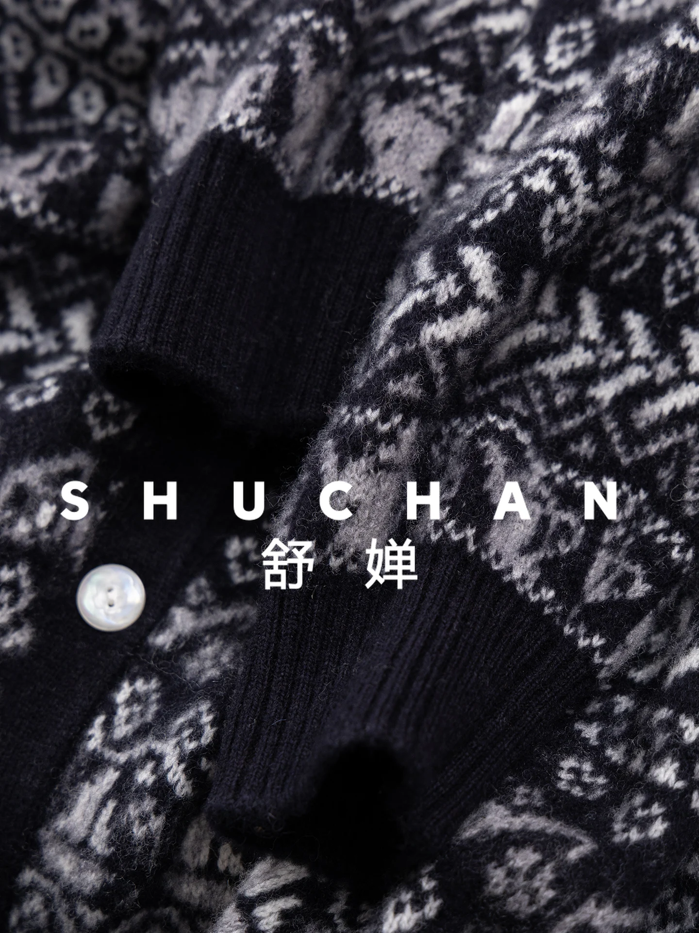 ريترو 100 الصوف معرض جزيرة الجاكار + سترة كروشيه سترة الإناث 55F6 Sueters De Mujer سترة Mujer #5