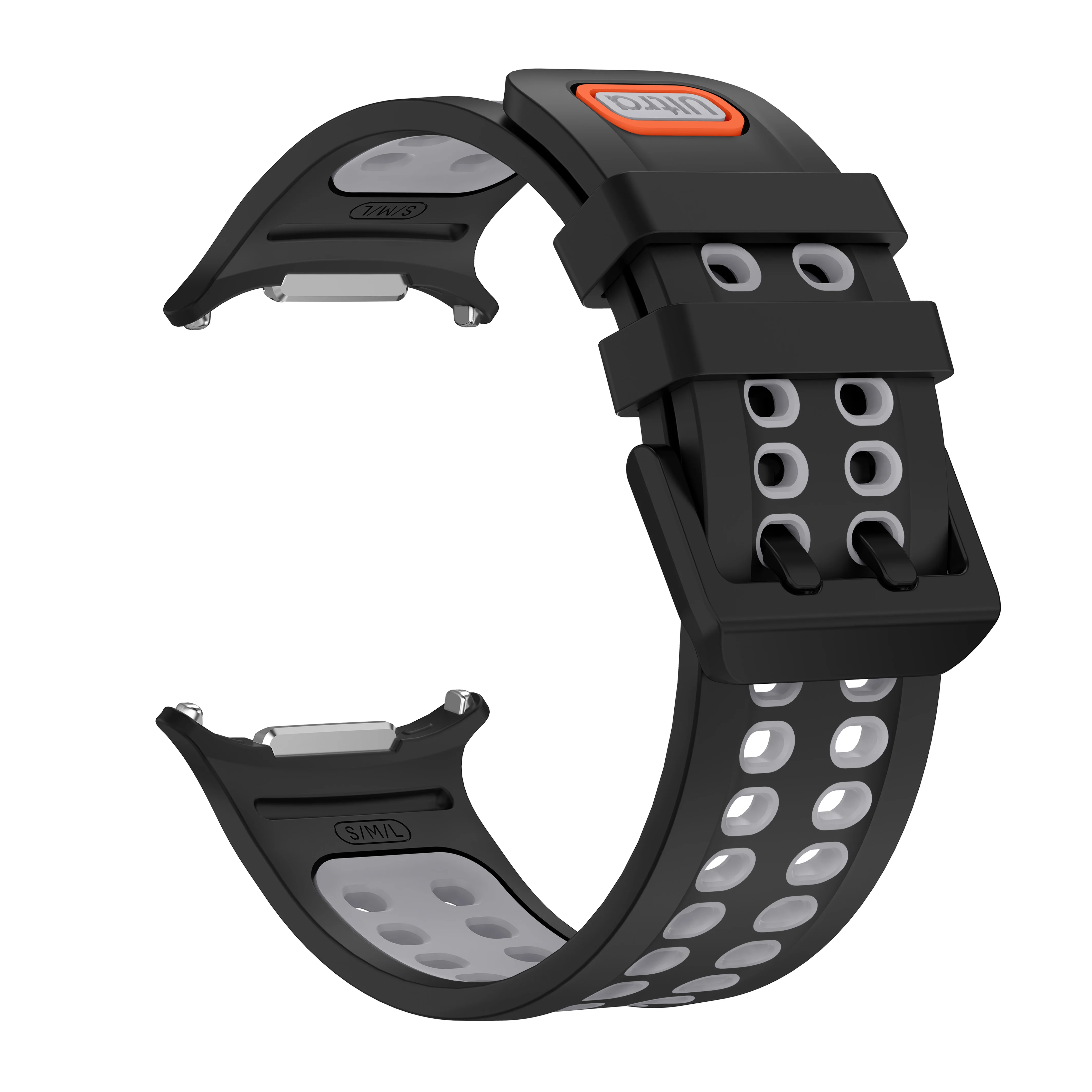 Atmungsaktives Silikonarmband für Samsung Galaxy Watch Ultra 2 Armband Sport Ersatzarmband Correa Galaxy Watch Ultra Zubehör – Detail 13