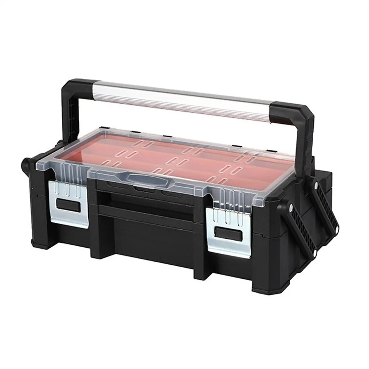|NEWABAG|Portable Parts Storage Box Hardware Screws Tool Box Multi-Grid Tool Organizer Box Tool Box Arrangement Garage S