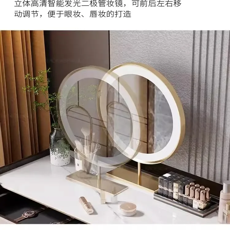 

1184Light luxury dresser high-end new small apartment bedroom makeup table Italian minimalist