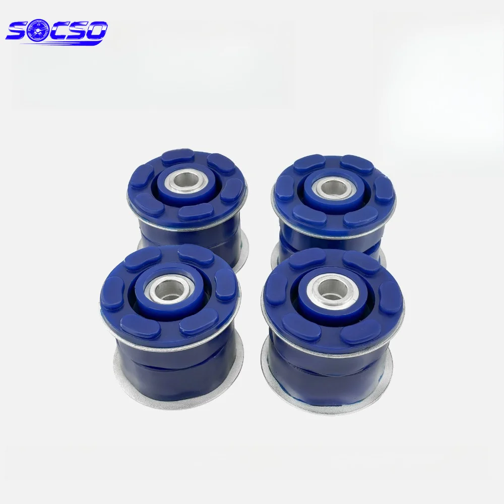 

4pCS Rear Axle Subframe Polyurethane Mount Bushings for BMW E53 X5 2000-2006 33316770454 33311093662