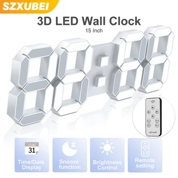 3D LED Wall Clock 1