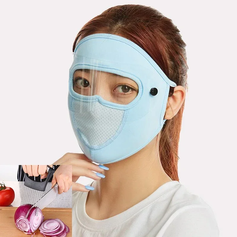 

Protective Mask Full Face Shield Dustproof Goggles Safety Glasses Anti-spray Riding Visor Kitchen Anti-oil smoke