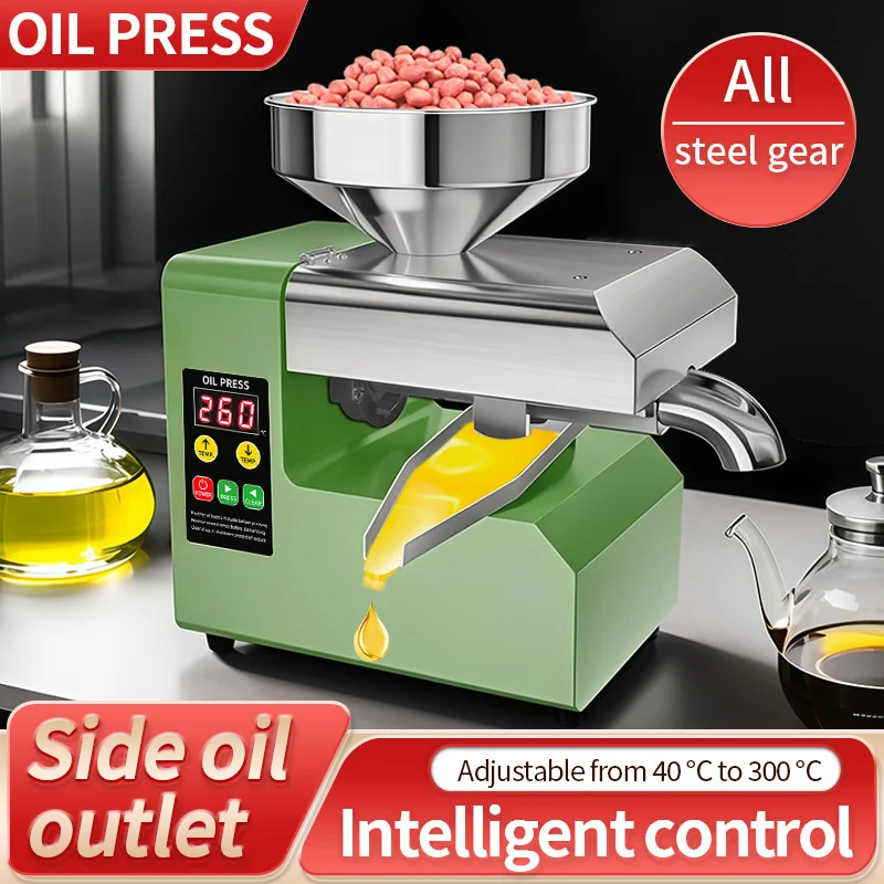 

New Update Mini Seed Olive Oil Press Machine for Home Use Peanut Sunflower Oil Extractor Machine Cold Press Oil Expeller Machine