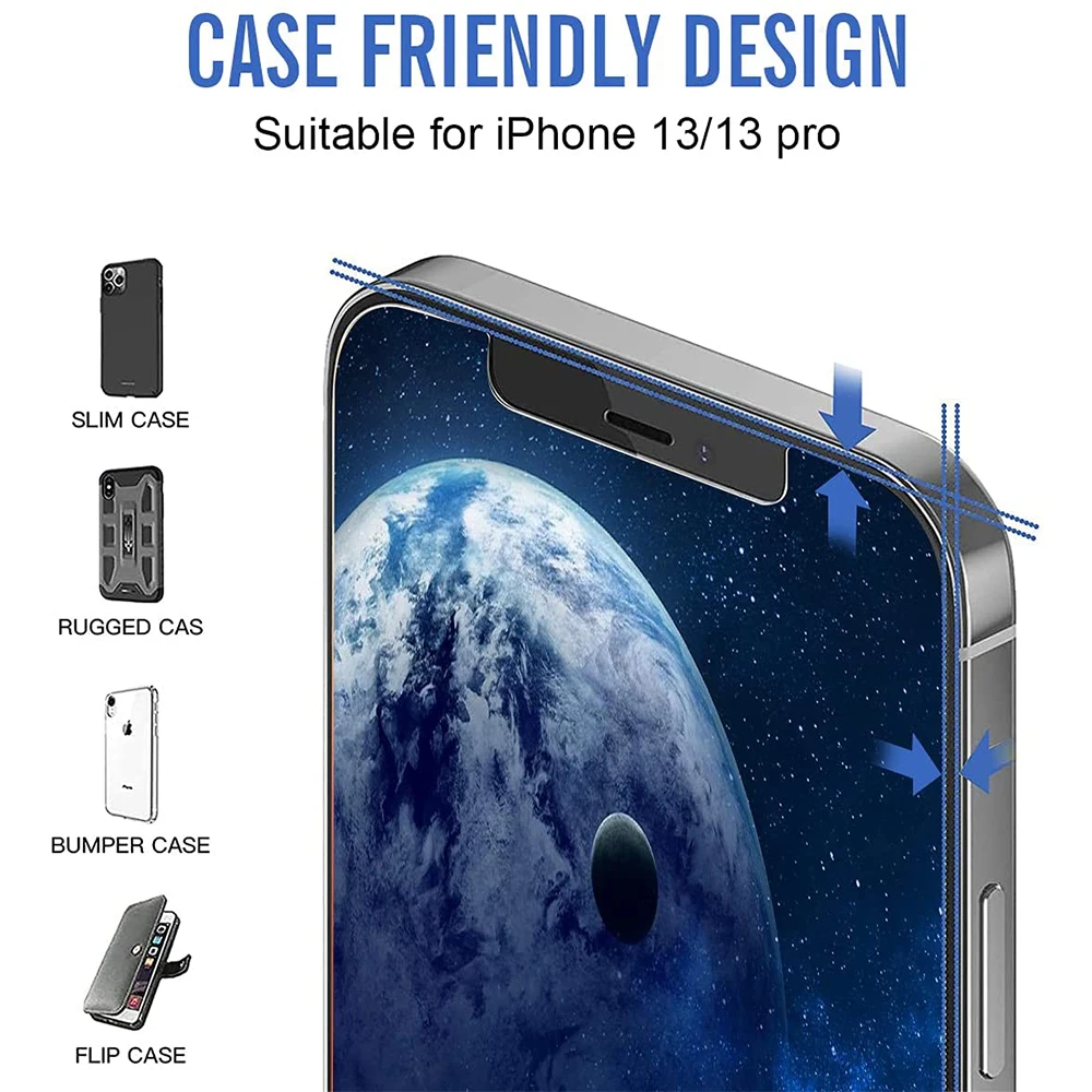 2/4Pcs HD High Auminum Tempered Glass For iPhone SE 2020 /SE 2022/ iPhone 6 7 8 6s Plus 16e/17e Screen Protector Film