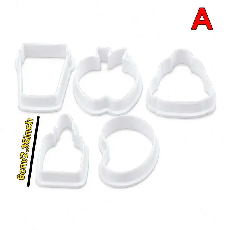 Campus Style Biscuit Mold School Celebration Dough Cutter Kid Party Baking Accessory