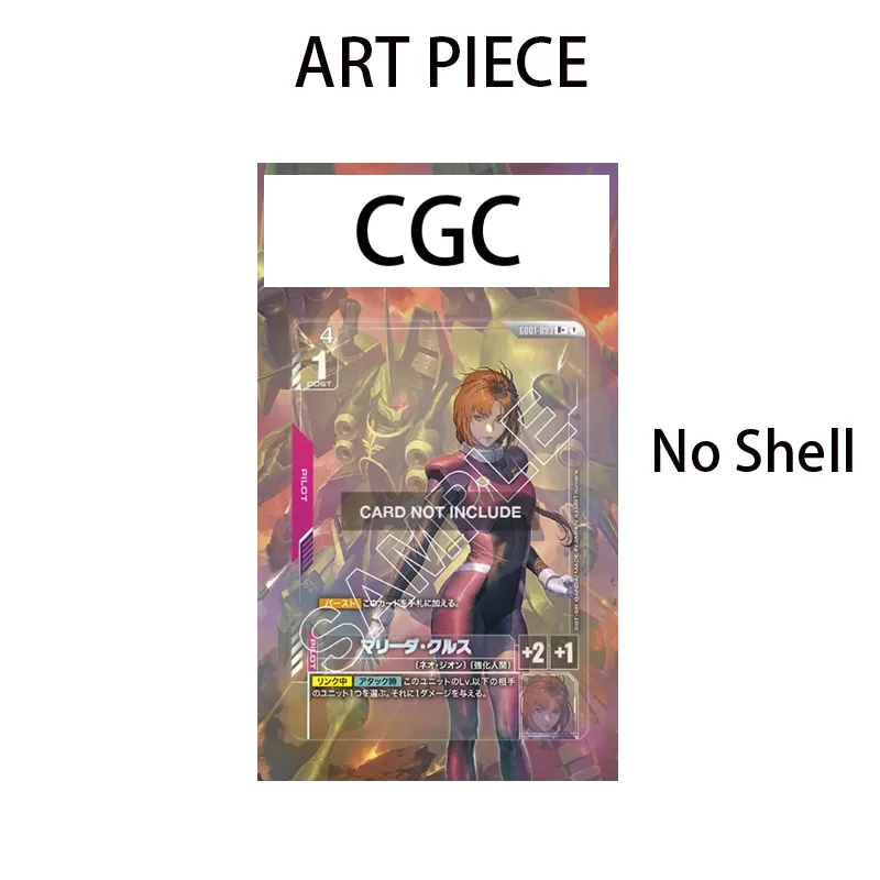 Art Display for Gundam Card Game Newtype Rising Marida Cruz Anime Art Fans Gift Recyclable Acrylic Protective Case Keychain view 5