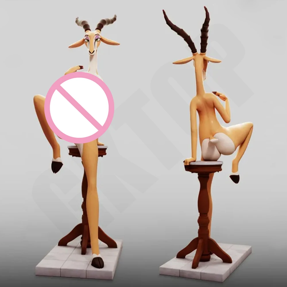 

1/24 сексуальная пушистая антилопа NSFW фигурка из смолы игрушка неокрашенная кукла GK в разобранном виде 3D принт сборка миниатюрная игрушка-статуя уменьшения