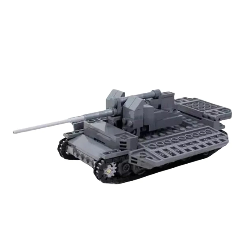 War Military Sfl. IVc Tank Strv 103 Tank Building Blocks Gifts Sets DIy Assembled Model Compatible with LEGOs