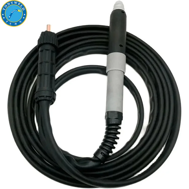 PTM-80 PTM80 IPTM80 Plasma Cutting Torch, 80A Straight Gun with Central Connector, 5M Cable