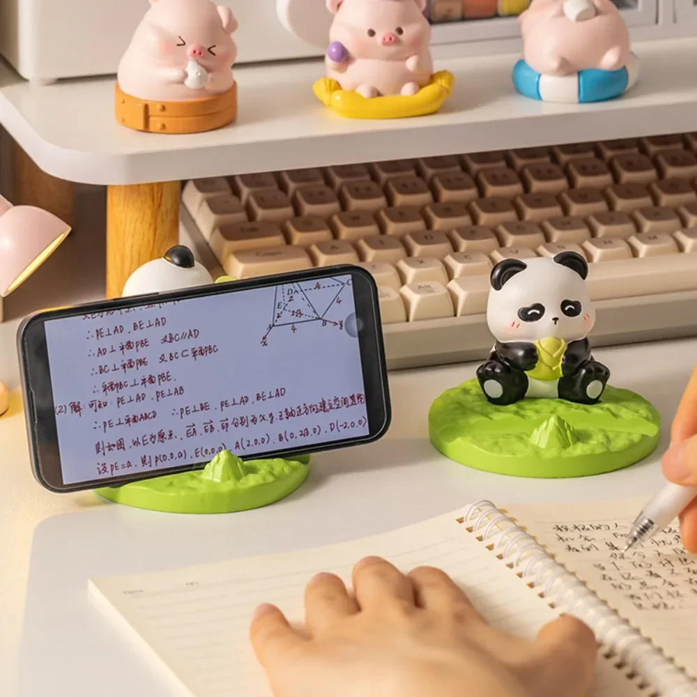 

Панда кронштейн для мобильного телефона смола подарок на день рождения креативные подарки ленивый плоский кронштейн украшения для рабочего стола