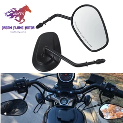 8MM Motorcycles Rear View Side Mirrors For Harley Touring Road King Softail Sportster Dyna Davidson Street Glide Sportster 883