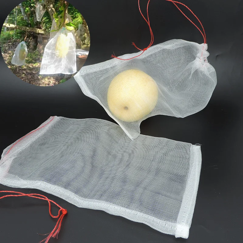

15cm 45cm Garden Fruit Netting nylon protect grow bags Tool Protection Bug Insect for Grape veg Storage Against Insect Pest Bird