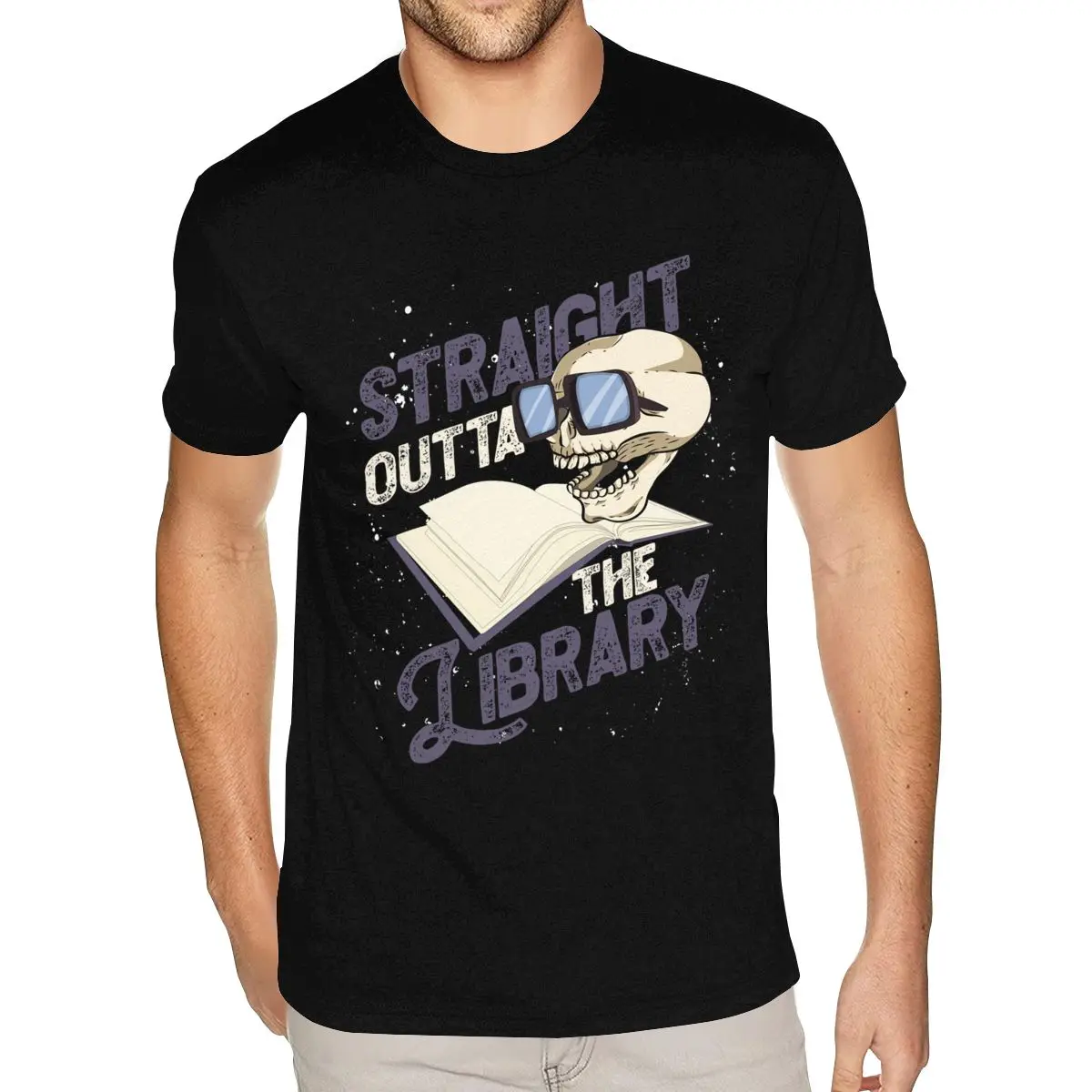 

Футболка с коротким рукавом и круглым вырезом из натурального хлопка, забавная книга, ботаник, литература, книжный червь, библиотека, футболка для влюбленных, футболки высшего качества для мужчин S