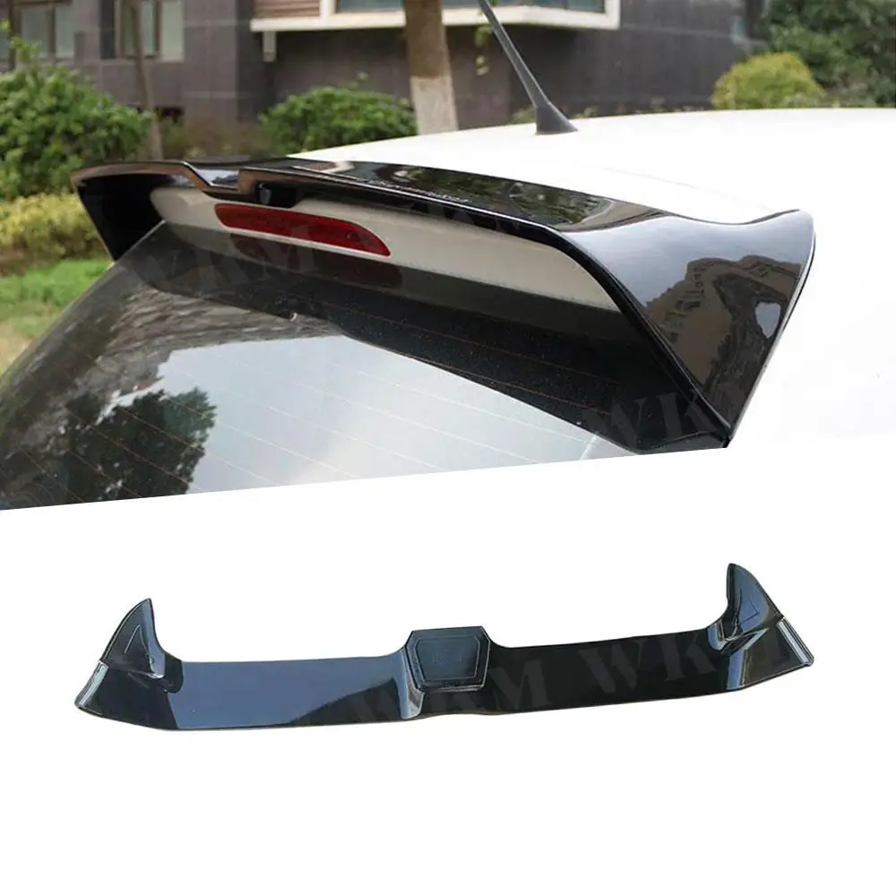 

ABS Carbon Look Rear Roof Spoiler for Volkswagen VW Polo 2010-2016 Rear Boot Wings Car Styling