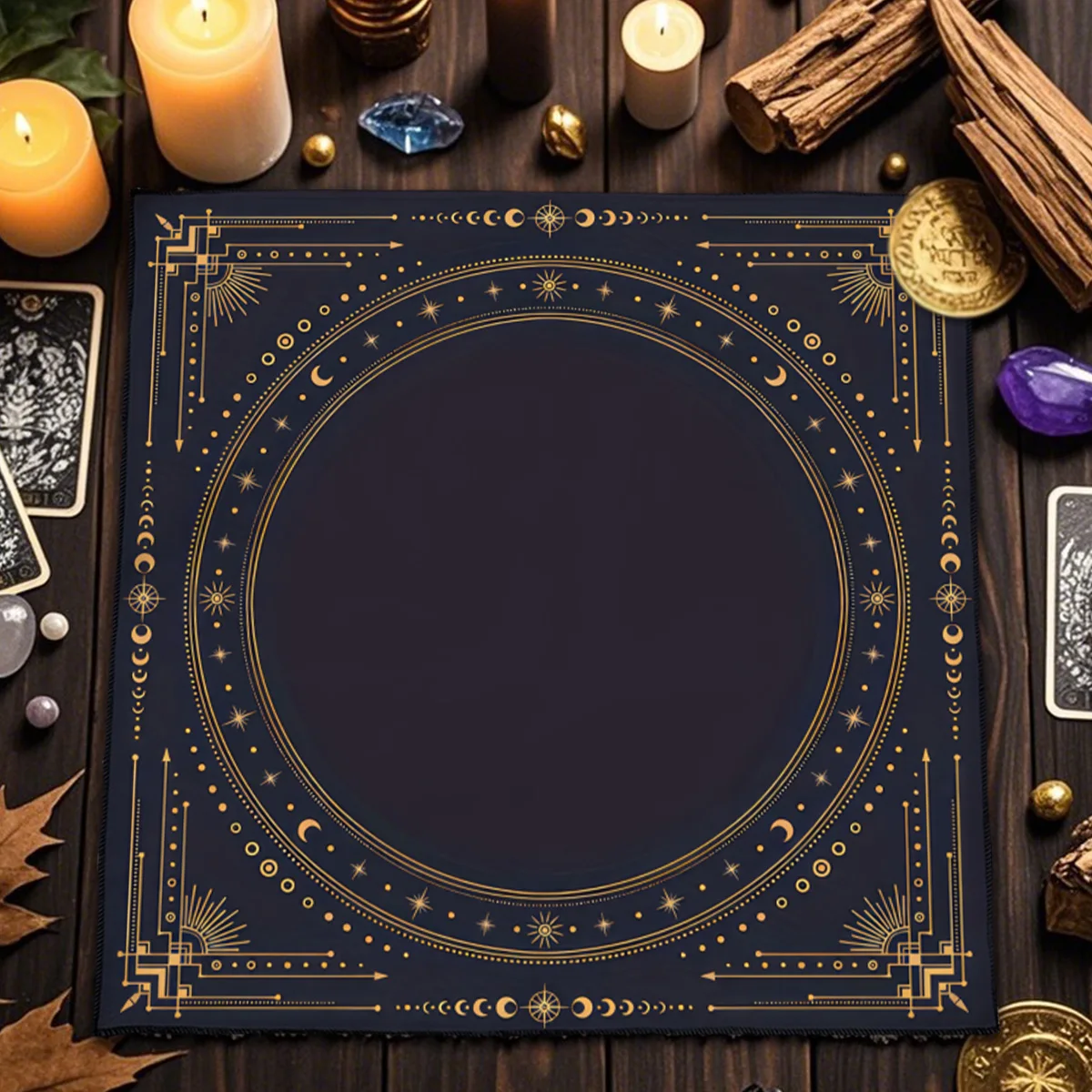 Mysterious Astrological Chart Creative Tarot Tablecloth Tarot Card Reading Cloth Altar Ritual Cloth A Gift For Tarot Scholars