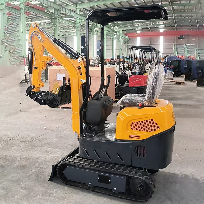 

NKS factory customized multifunctional small excavator priced at 1.2 tons OKW12Q household farm mini excavator