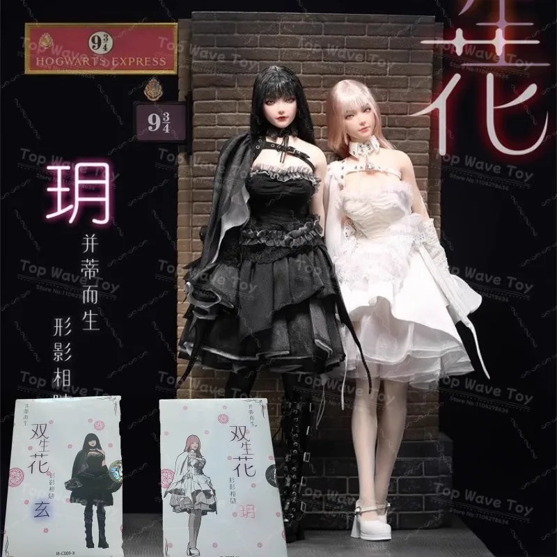 

New Stock I8TOYS I8-C009 1/6 Twin-flowered Yue Xuan Movable Eyes Head Sculpt Dress Set Model Fit 12'' Female Soldier Action Toy