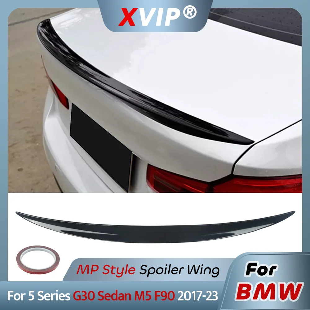 

Глянцевый черный спойлер в стиле MP для BMW 5 серии 2017-2023 G30 4-дверный седан M5 F90
