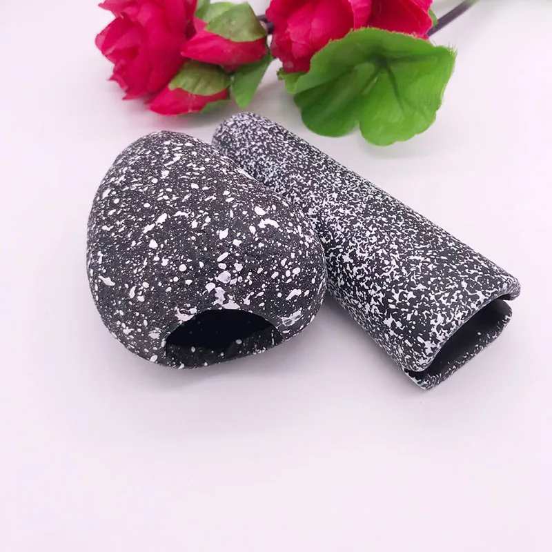 1Pc Ceramic Aquarium Decor Cichlid Stone Rock Cave Stones Decoration Fish Tank Breeding Housing Shelter Ornament For Fish Shrimp