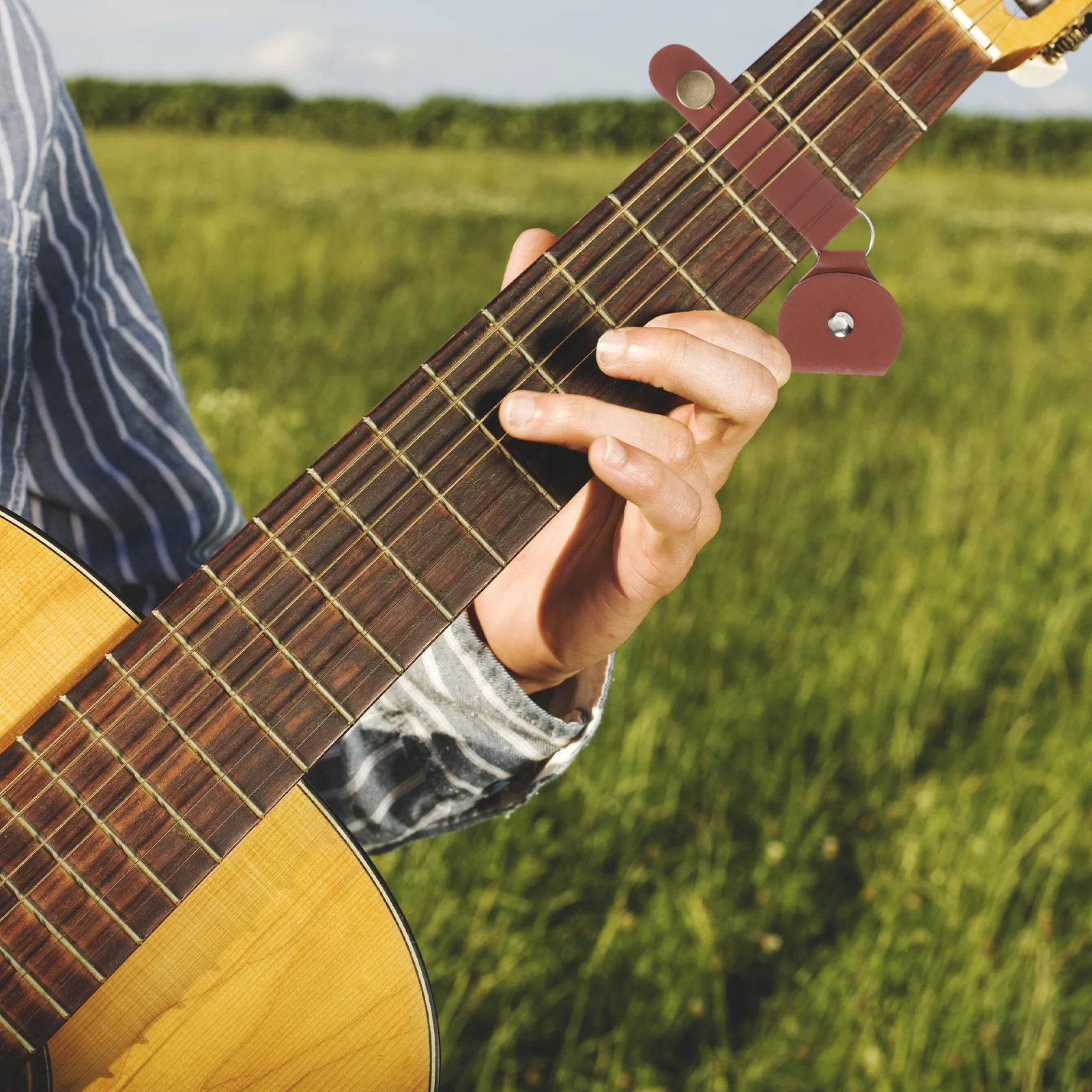 

Guitar Neck Belt Straps Acoustic Padded Accessories Practical Useful Headstock Tie