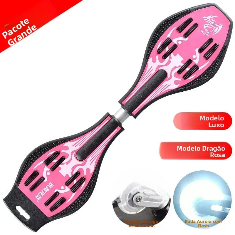 flashy-two-wheel-skateboard-adult-swing-vitality-board-teenage-children's-roller-skateboarding-fitness-sports-equipment